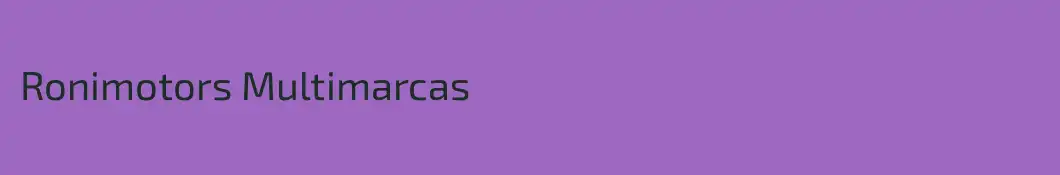 Ronimotors Multimarcas